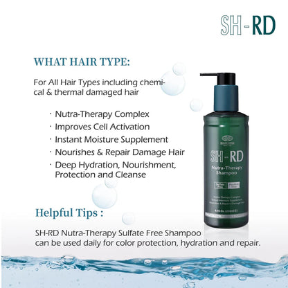 SH-RD Nutra-Therapy Shampoo (Sulfate & Paraben free) (8.45oz/250ml)